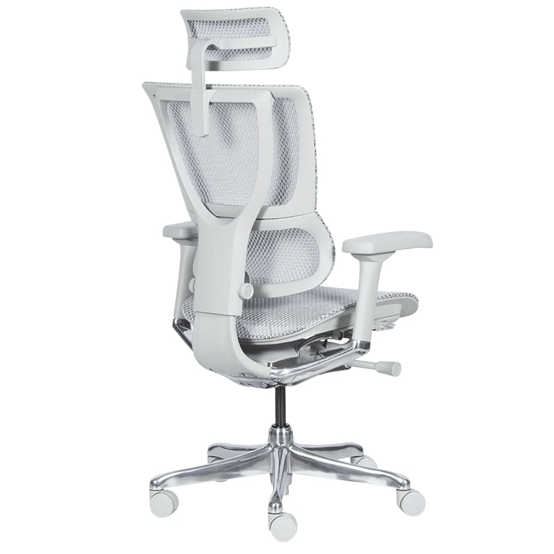 Ергономичен офис стол IOO Elite 2 сива рамка-сив